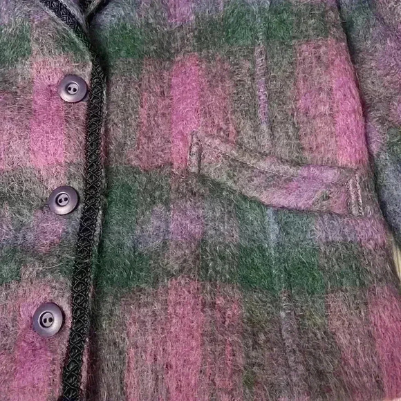 Vintage Mohair 100% Pure Wool Donegal Design Coat - Picture 3 of 7